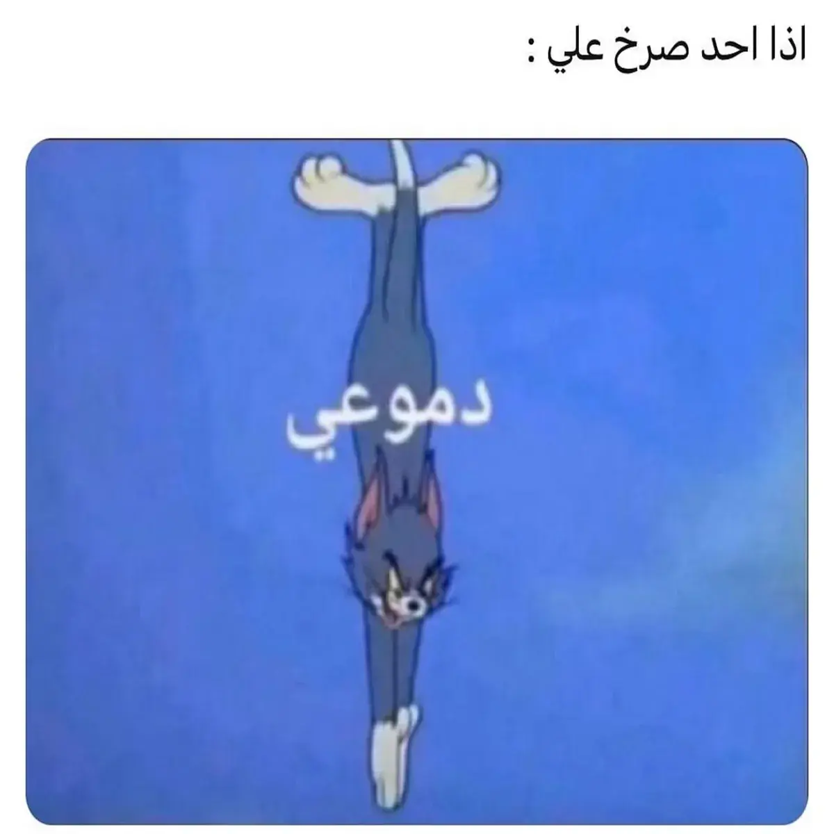 توم يسقط من الأعلى بشكل مستقيم